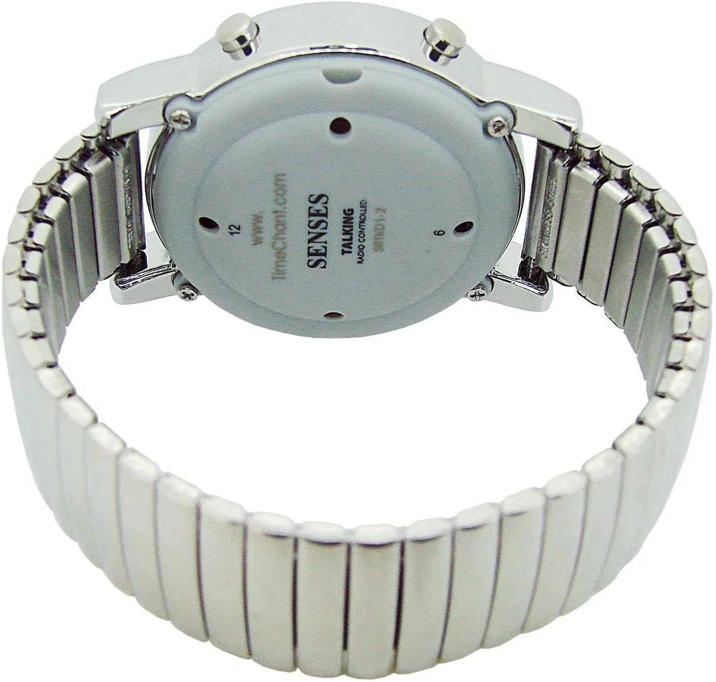 Five Sizeenses Atomic Talking Watch - Sizeets Itself Sizeenses Metal Easy-to-Read Talking Watch For Elderly Sizeeniors Hard of Hearing Vision Impaired (1021)