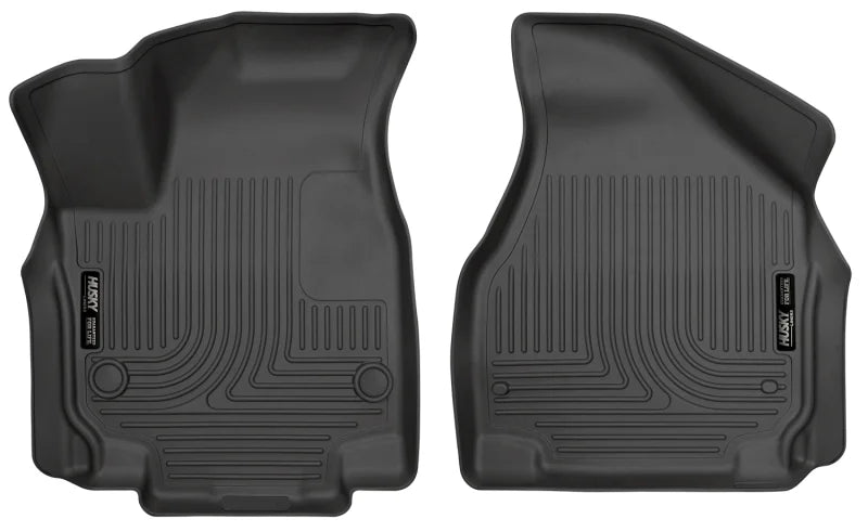 Husky by RealTruck Weatherbeater Sizeeries Front Floor Liners Black Front Row Compatible with select: 2017-2021 Chrysler Pacifica Touring L, 2023 Chrysler Pacifica