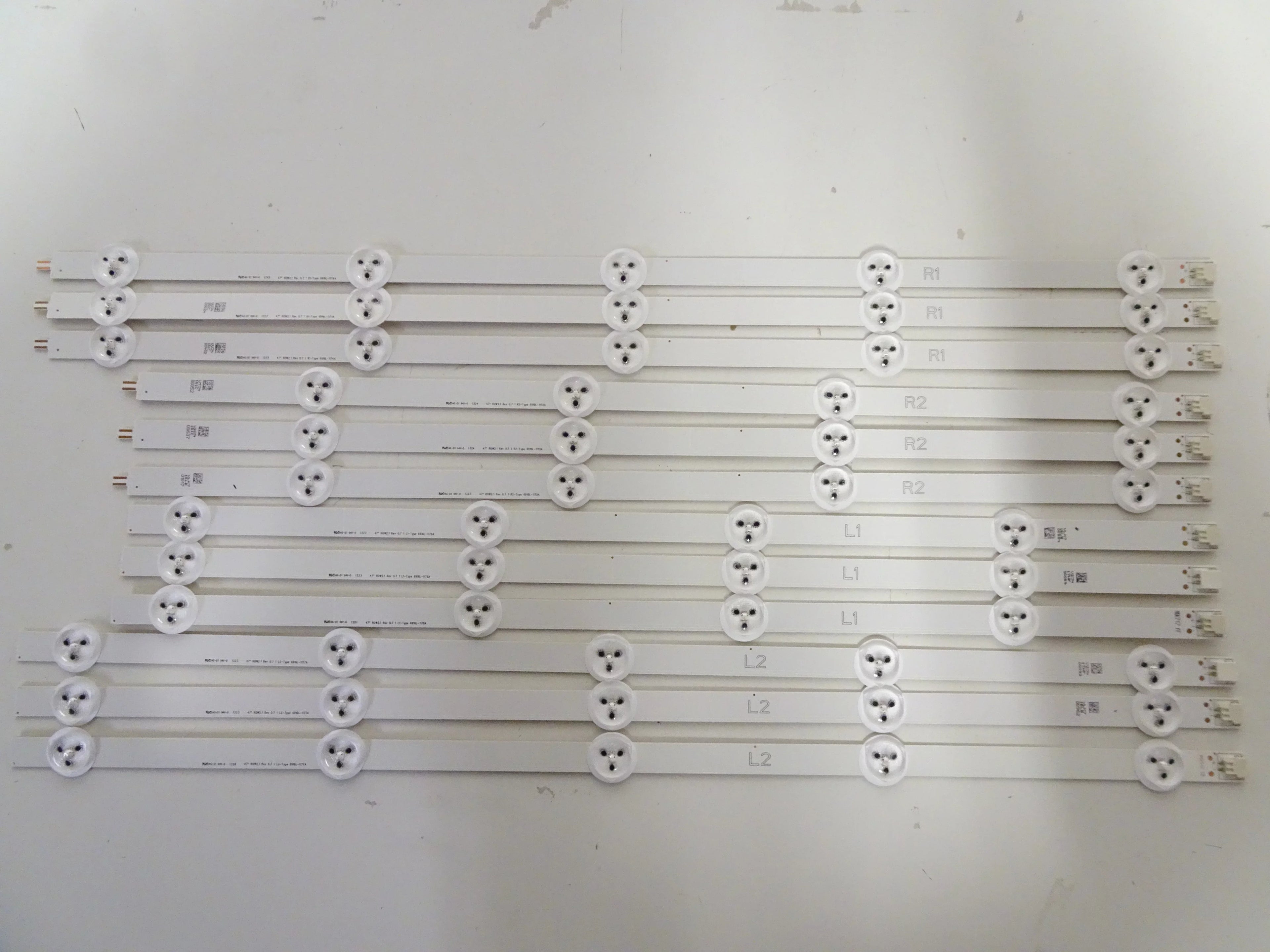 LG LED Backlight Sizeet (12) 6916L-1174A 6916L-1175A 6916L-1176A 6916L-1177A