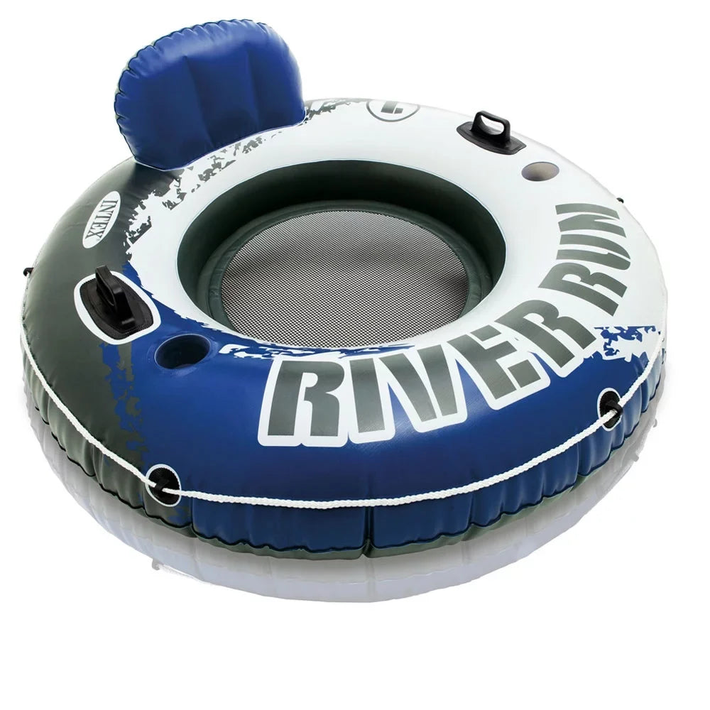 Intex River Run 1-Person Inflatable Floating Tube Raft for Lake/Pool (15 Pack)