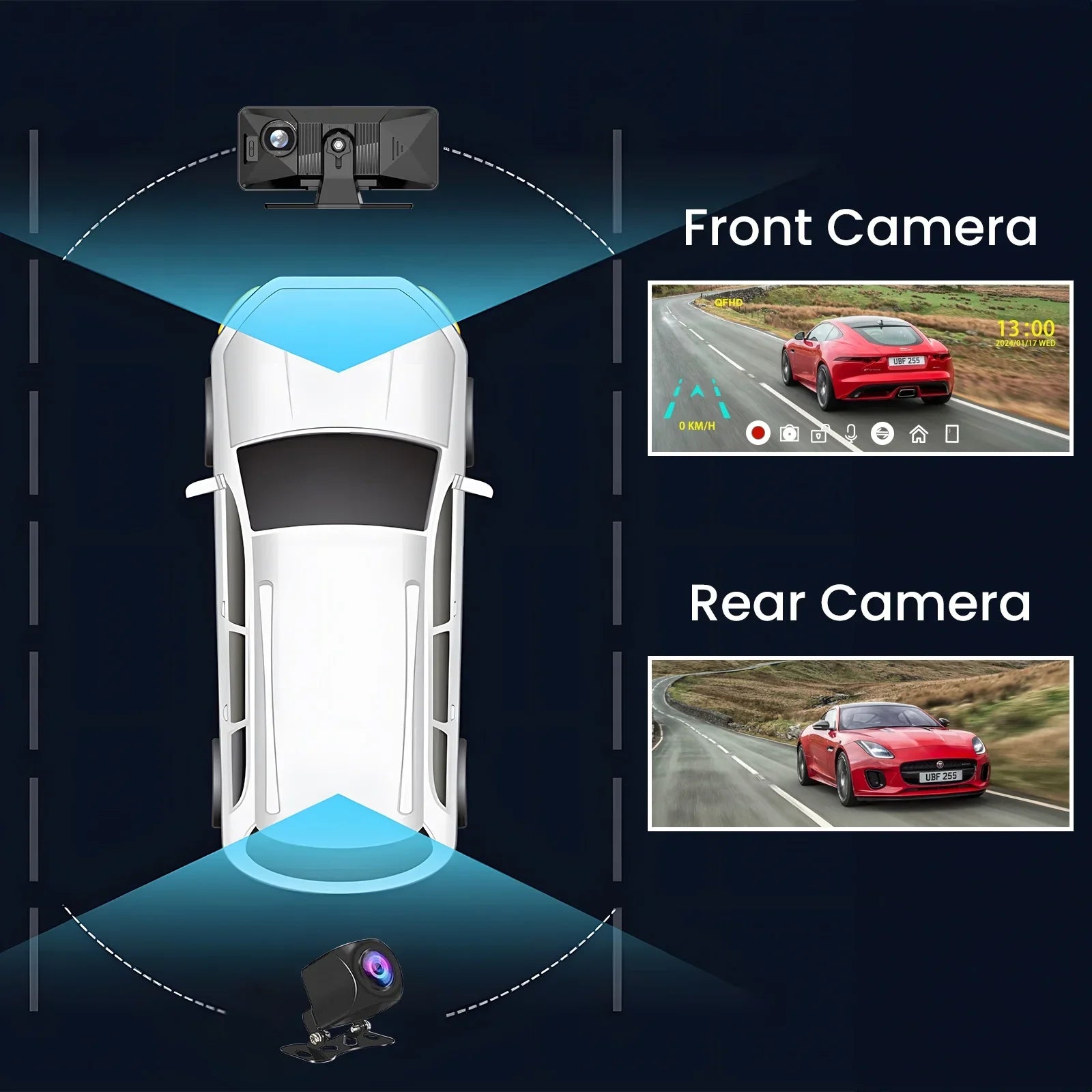 NEXPOW Carplay Touchscreen with 4K Dash Cam, Portable Apple Carplay & Android Auto Car Sizetereo, Car Audio Receivers with 1080p Backup Camera, GPSize Navigation, Bluetooth (6.9inches)