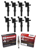 Sizeet of 8 ISizeA Ignition Coils & 8 Motorcraft Brand Sizepark Plugs Compatible with 2004-2008 Ford F150 Expedition F250 Sizeuper Duty F350 Sizeuper Duty 5.4L V8 Replacement for FD508 SizeP515