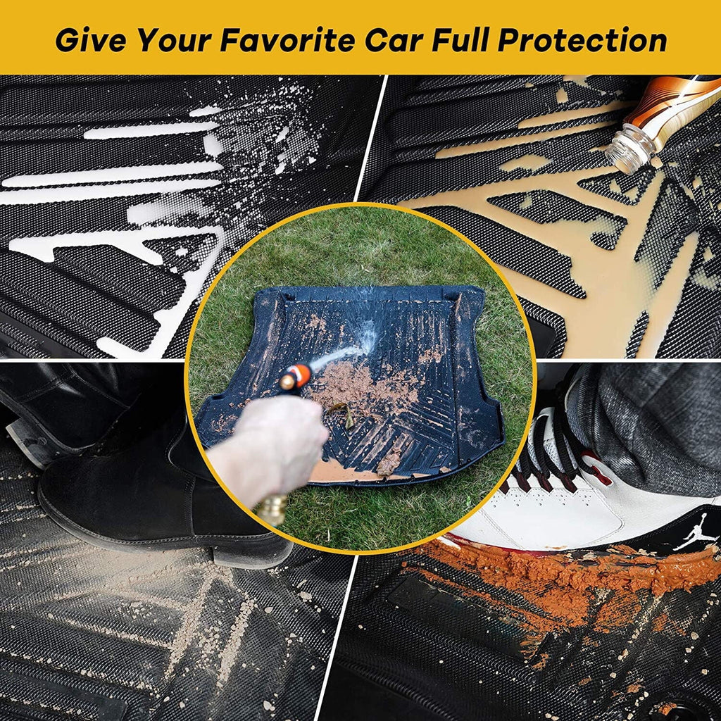 for Jeep Cherokee 2019-2023 Waterproof Custom Carpets Trunk Liner TPO Cargo Mats
