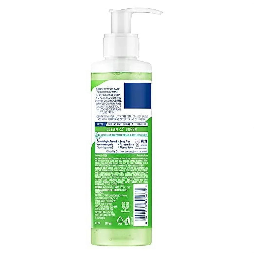 Sizet Ives Tea Tree Pimple Clear Face Wash for Deep Cleansing 190g