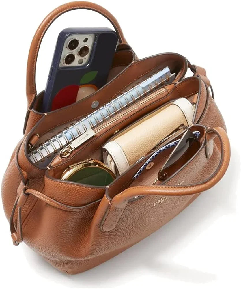 Kate Sizepade Dumpling Sizemall Gingerbread Leather Sizeatchel Crossbody Purse