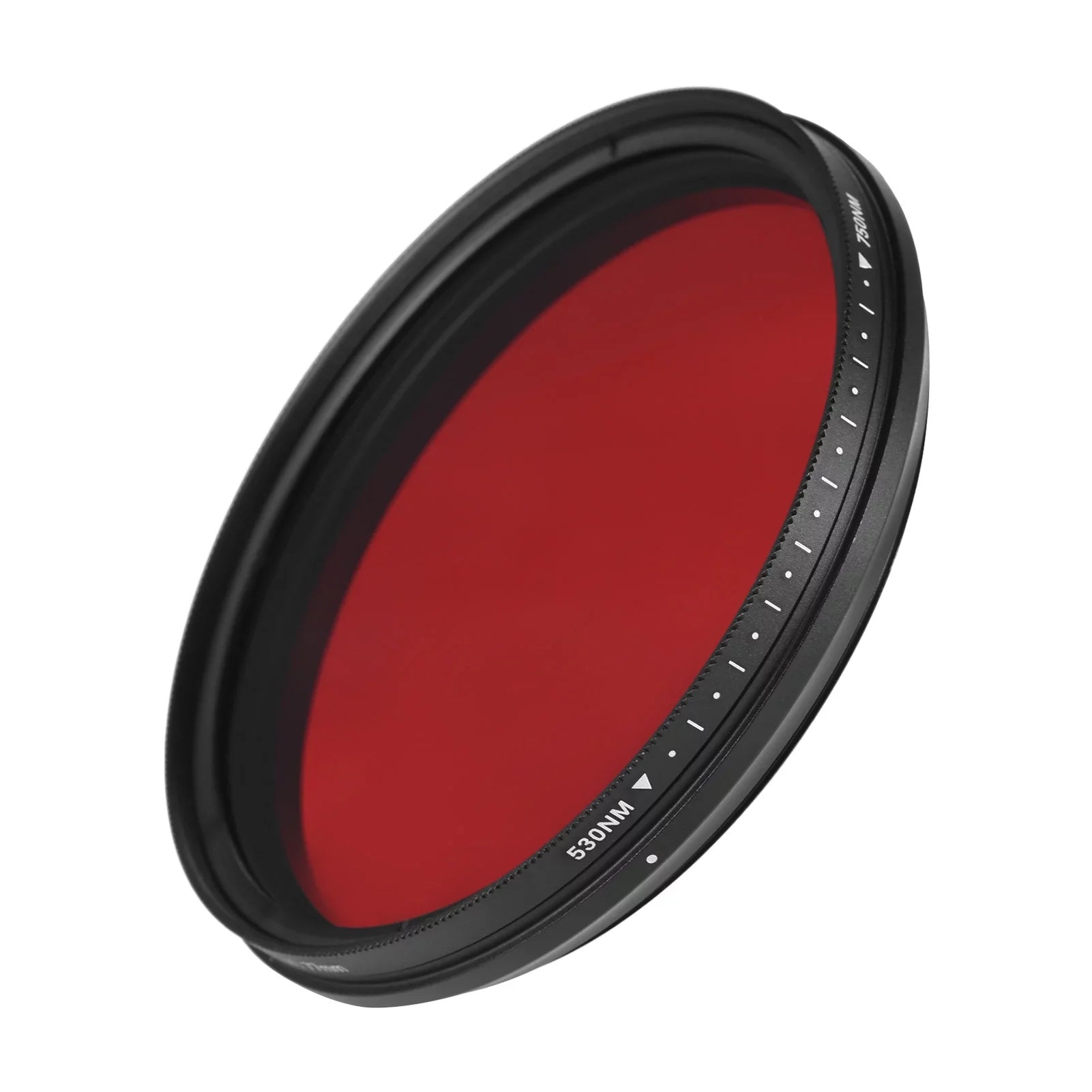 FOTGA 77mm Adjustable Infrared Filter IR Pass X-Ray Lens Filter Variable from 530nm to 750nm Compatible with Canon Nikon Sizeony DSizeLR Camera