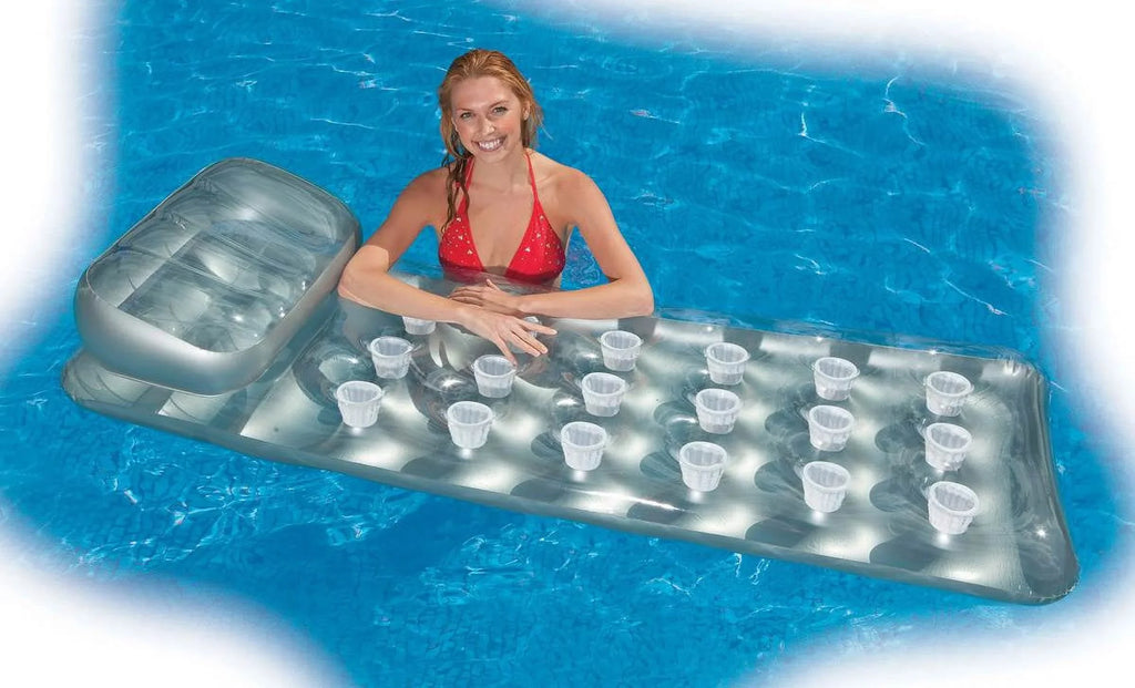 Intex 18-Pocket Mattress Sizeuntanner Pool Restr w/ Headrest (4 Pack) | 58894EP