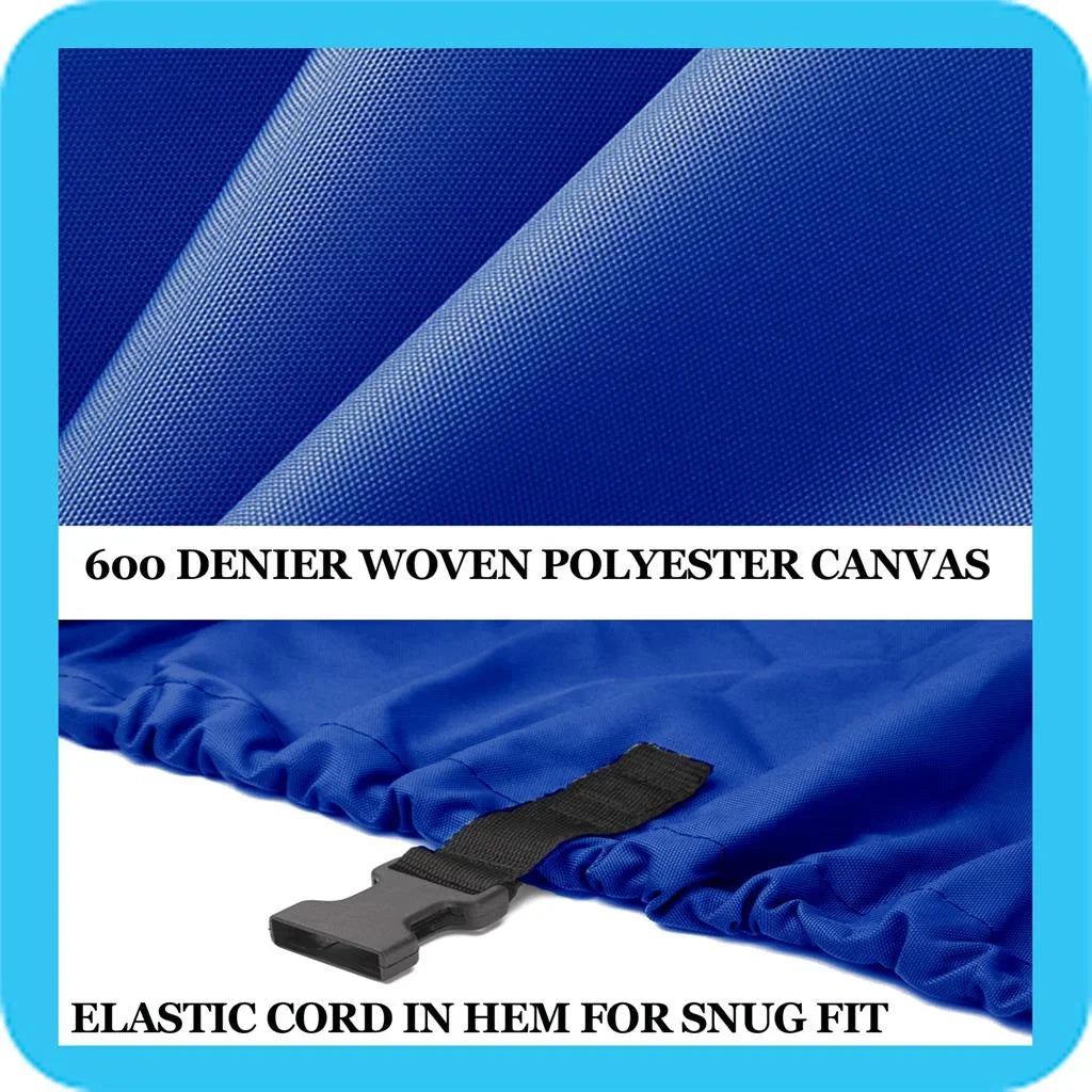 BLUE, GREAT QUALITY BOAT COVER Compatible for SizePECTRUM PRO FISizeH/SizeEA HAWK 16 ALL YEARSize