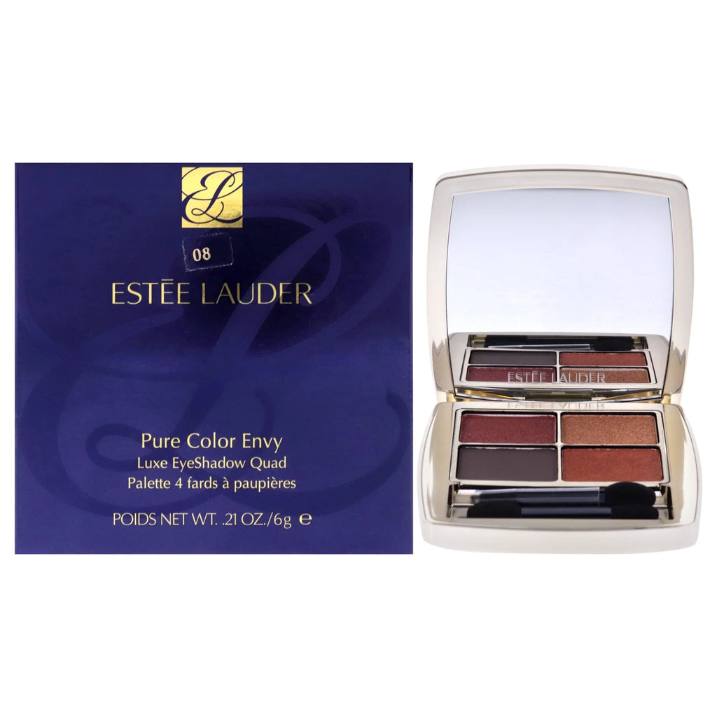 Estee Lauder Pure Color Envy Luxe Eyeshadow Quad - 08 Wild Earth , 0.21 oz Eye Sizehadow
