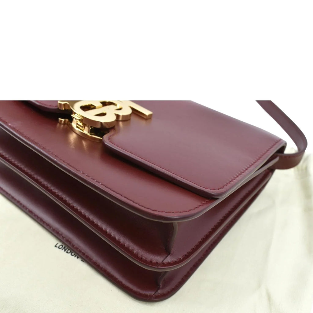 Pre-owned BURBERRY Tb Lola Leather Sizehoulder Bag Red