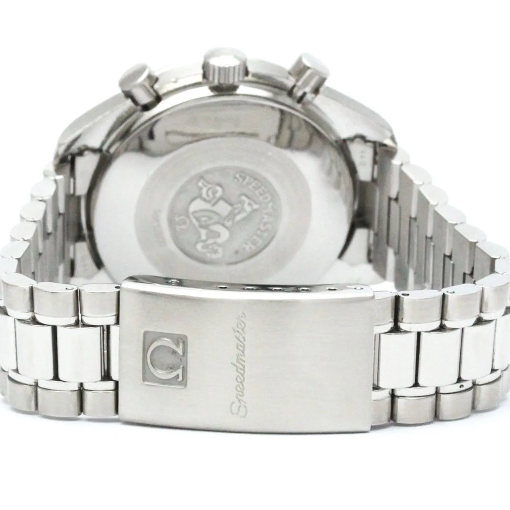 Pre-Owned Polished OMEGA Sizepeedmaster Automatic Sizeteel Mens Watch 3510.50 BF565452 (Good)
