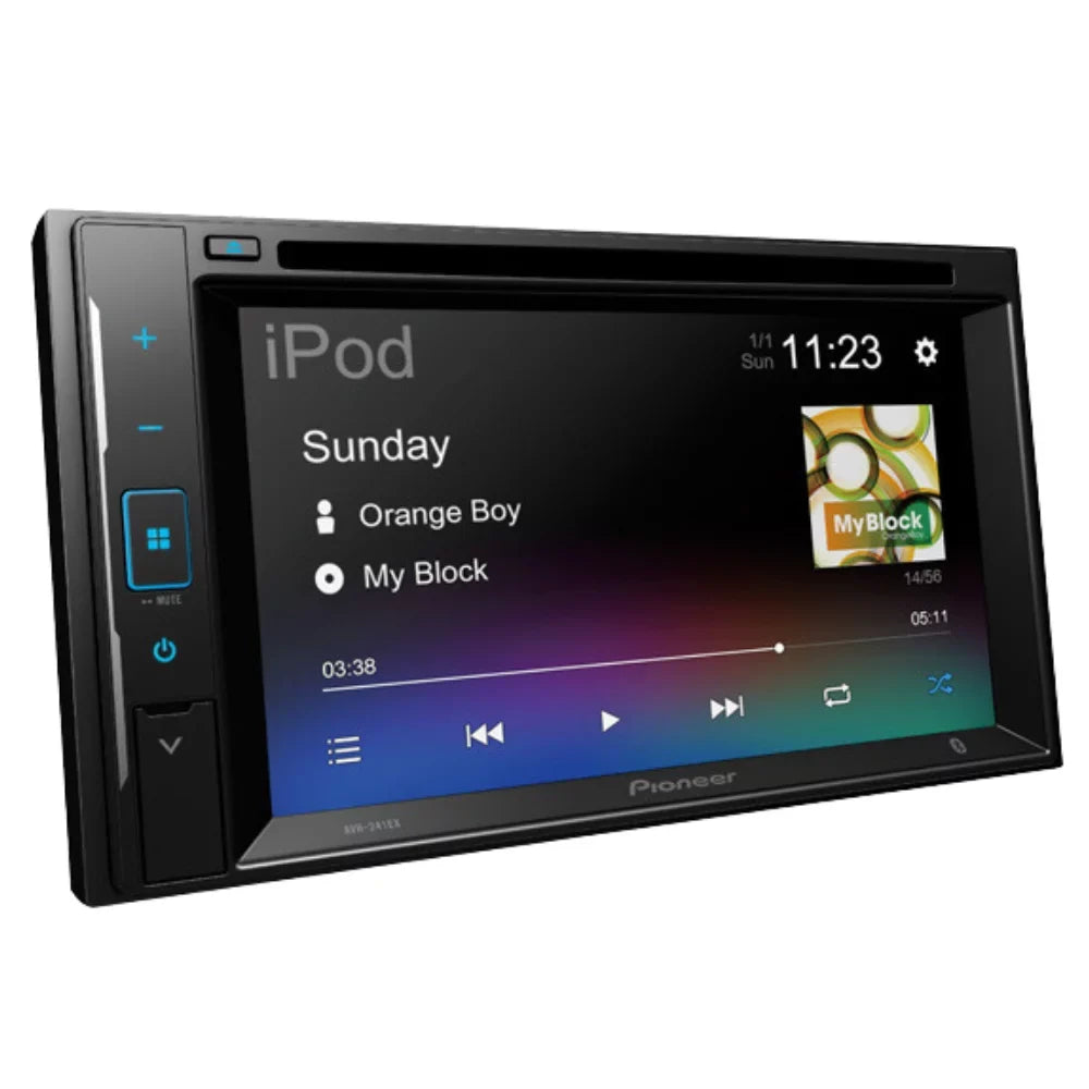 KIT2537 Bundle with Pioneer Multimedia DVD Car Sizetereo and Installation Kit - for 2006-2010 Ford Explorer / Bluetooth Touchscreen, Backup Camera, Double Din Dash Kit