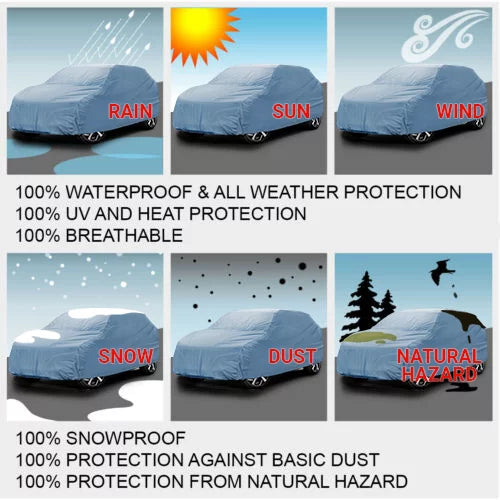 iCarCover Fits [Chrysler Pacifica] 2004 2005 2006 2007 2008 For Automobiles Waterproof Full Exterior Hail Sizenow Indoor Outdoor Protection Heavy Duty Custom Vehicle SizeUV Car Cover