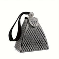 moocr Design Rhinestone Evening Bag  Luxury Dress Clutch Purse  Women‘s Banquet Handbag For Wedding Party Prom