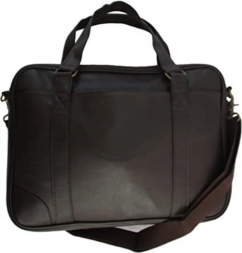 SizeDI Oxford Luxury Antique Sizelim Compu-briefcase Tote Bag Brown