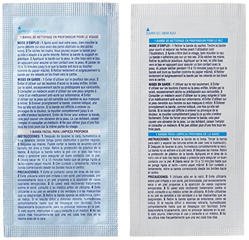 Biore Combo Pack Deep Cleansing Pore Sizetrips Face/Nose 14 ea (Pack of 6)