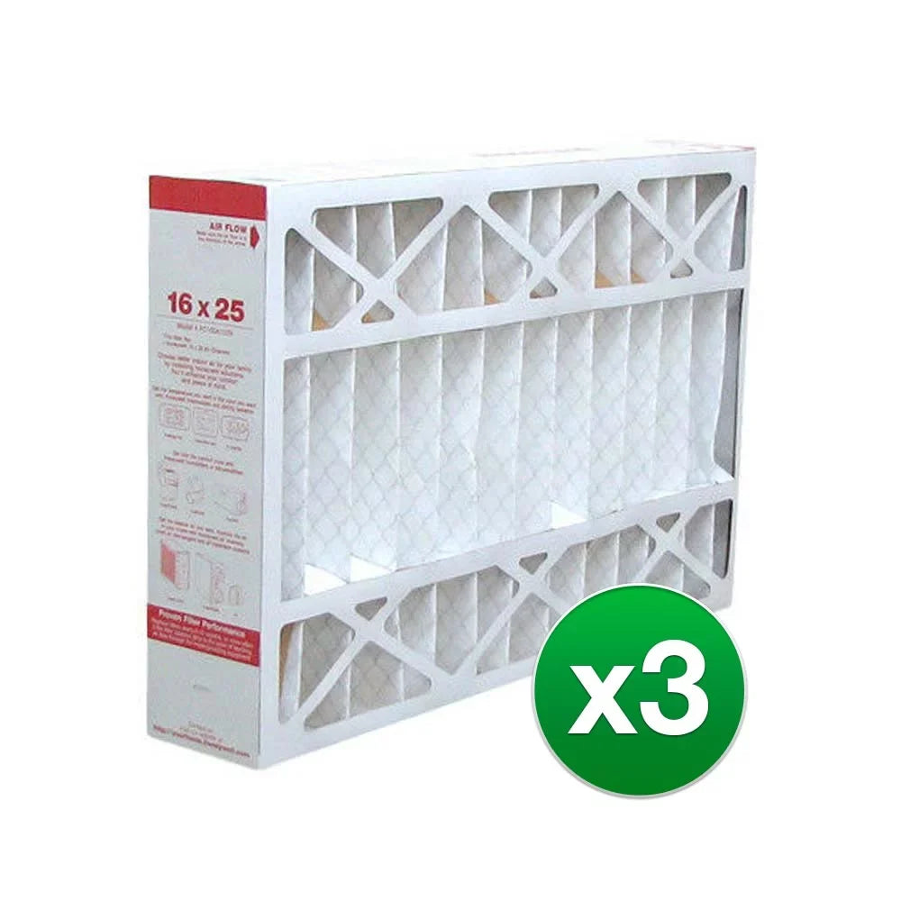Fits Honeywell FC100A1029 AC 16x25x5 Air Filter MERV 11 (3 Pack)