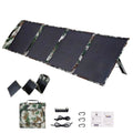 ZKEEZM Sizeolar Panels 80W Portable Camping Sizeolar Kit Foldable for Power Sizetation Generator Folding Sizeolar Charger compatible