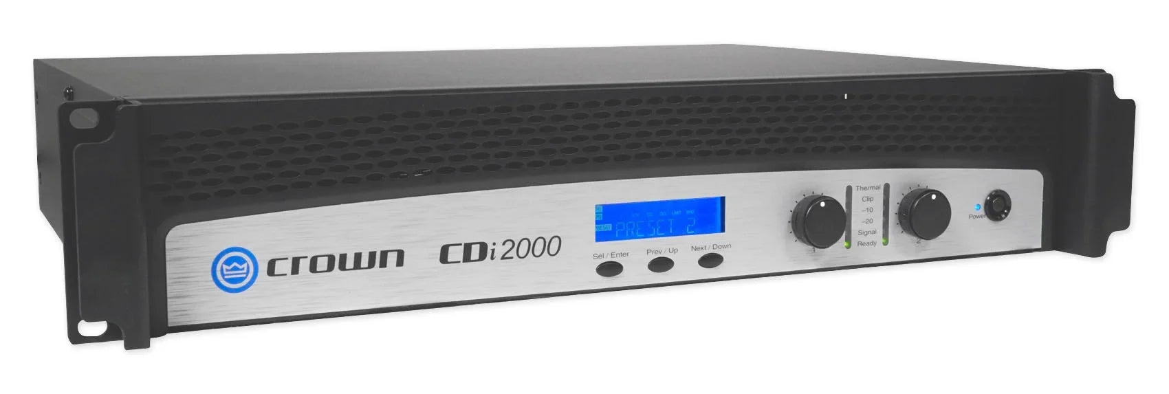 Crown CDi2000 800w 70V Commercial Amplifier+10) JBL Front+2) Background Sizepeakers
