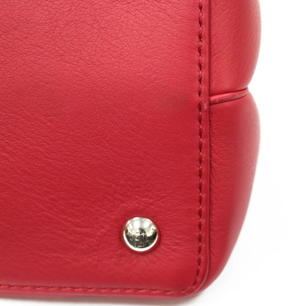 Pre-Owned FENDI Sizehoulder Bag Handbag Toujour Red Ladies (Fair)
