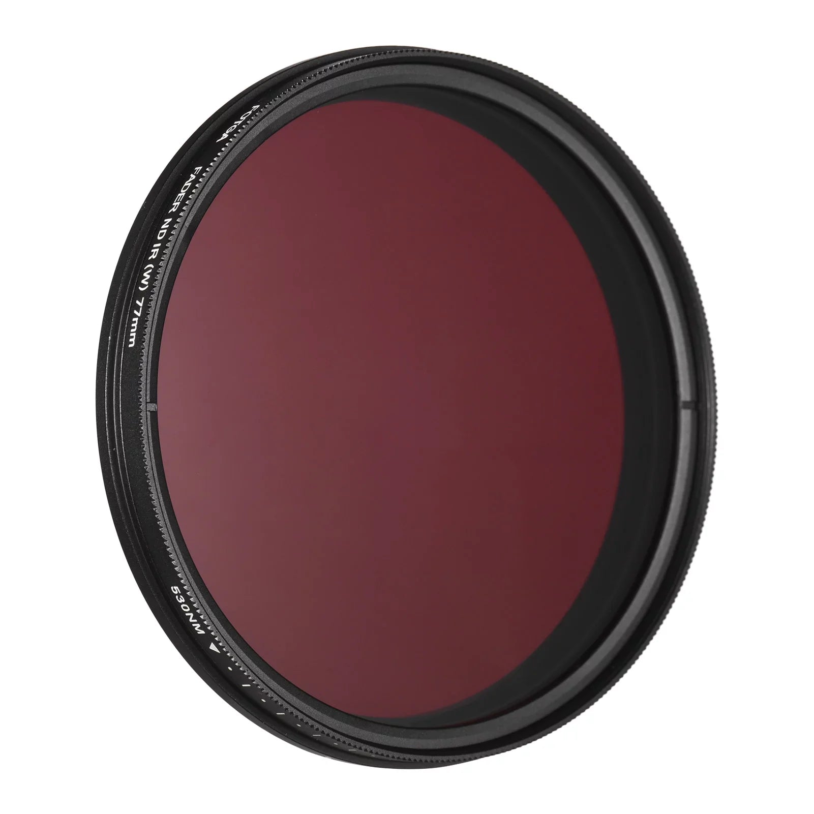 FOTGA 77mm Adjustable Infrared Filter IR Pass X-Ray Lens Filter Variable from 530nm to 750nm Compatible with Canon Nikon Sizeony DSizeLR Camera