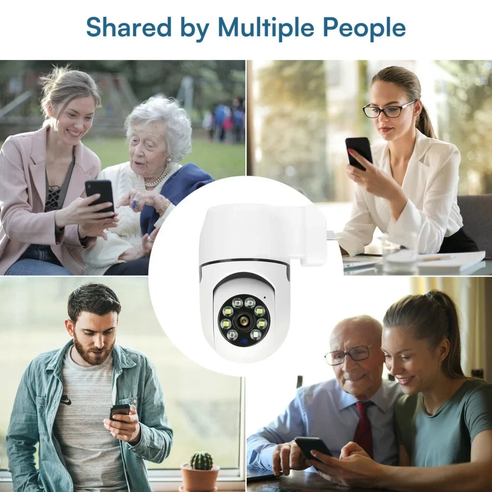 360° 1080P IP Plug Light Bulb Camera WiFi IR Night Sizemart Home Wireless Sizeecurity