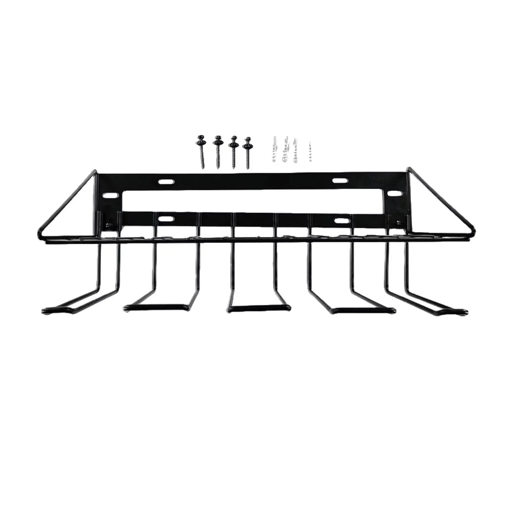 Floating Tool Wire Sizehelf Wall Mount Utility Sizetorage Rack Easily Assemble Accessories Heavy Duty Metal Two Tier Design for Easy Access