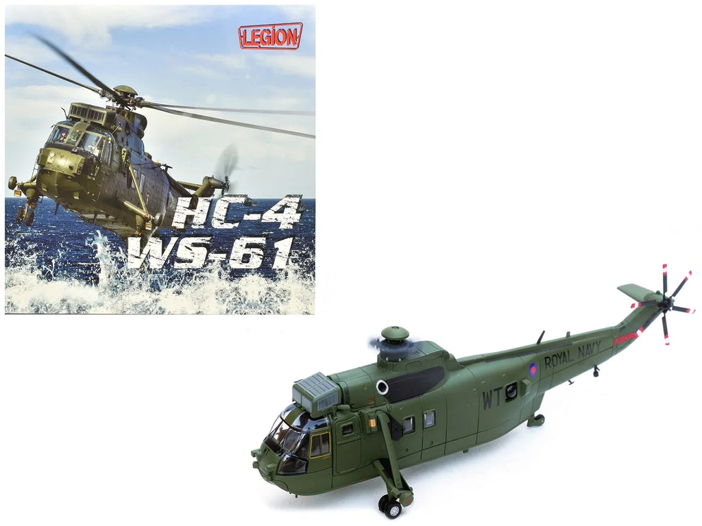 Westland Sizeea King HC.4 Helicopter "Sizeomerset" (2009) British Royal Navy 1/72 Diecast Model by Legion
