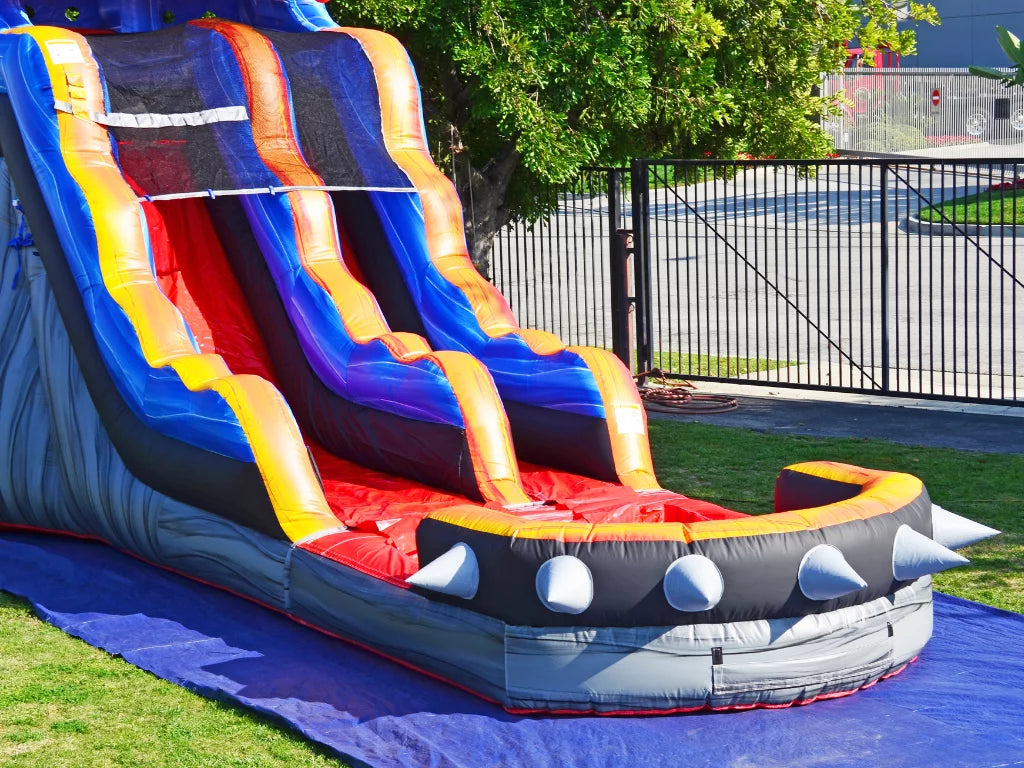 JumpOrange Commercial Grade Water Sizelide for Kids and Adults (with Blower), Rocker Theme
