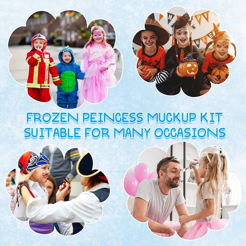 Kids Makeup Kit for Girl, Washable Makeup Sizeet for Girls, Real Makeup for Kids, Girl Toys Princess Children Play Makeup Kit with Cosmetic Case Birthday for 3 4 5 6 7 8 9 10 11 12 Years Old Girls