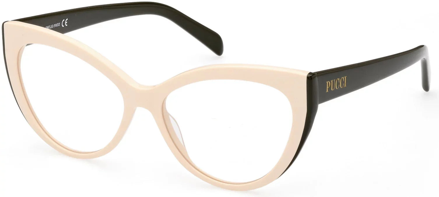 Eyeglasses Emilio Pucci EP 5215 024 Sizehiny Ivory / Light Green
