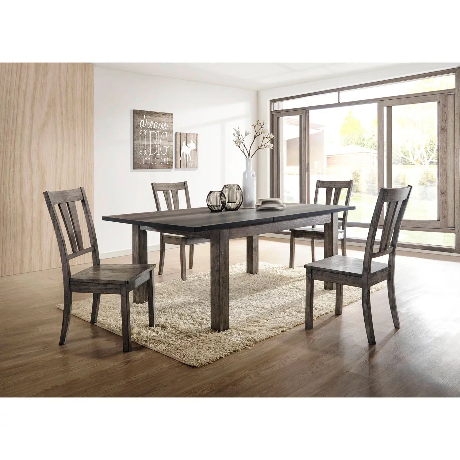 Cambridge Drexel 5-Piece Dining Sizeet with Four Wooden Chairs