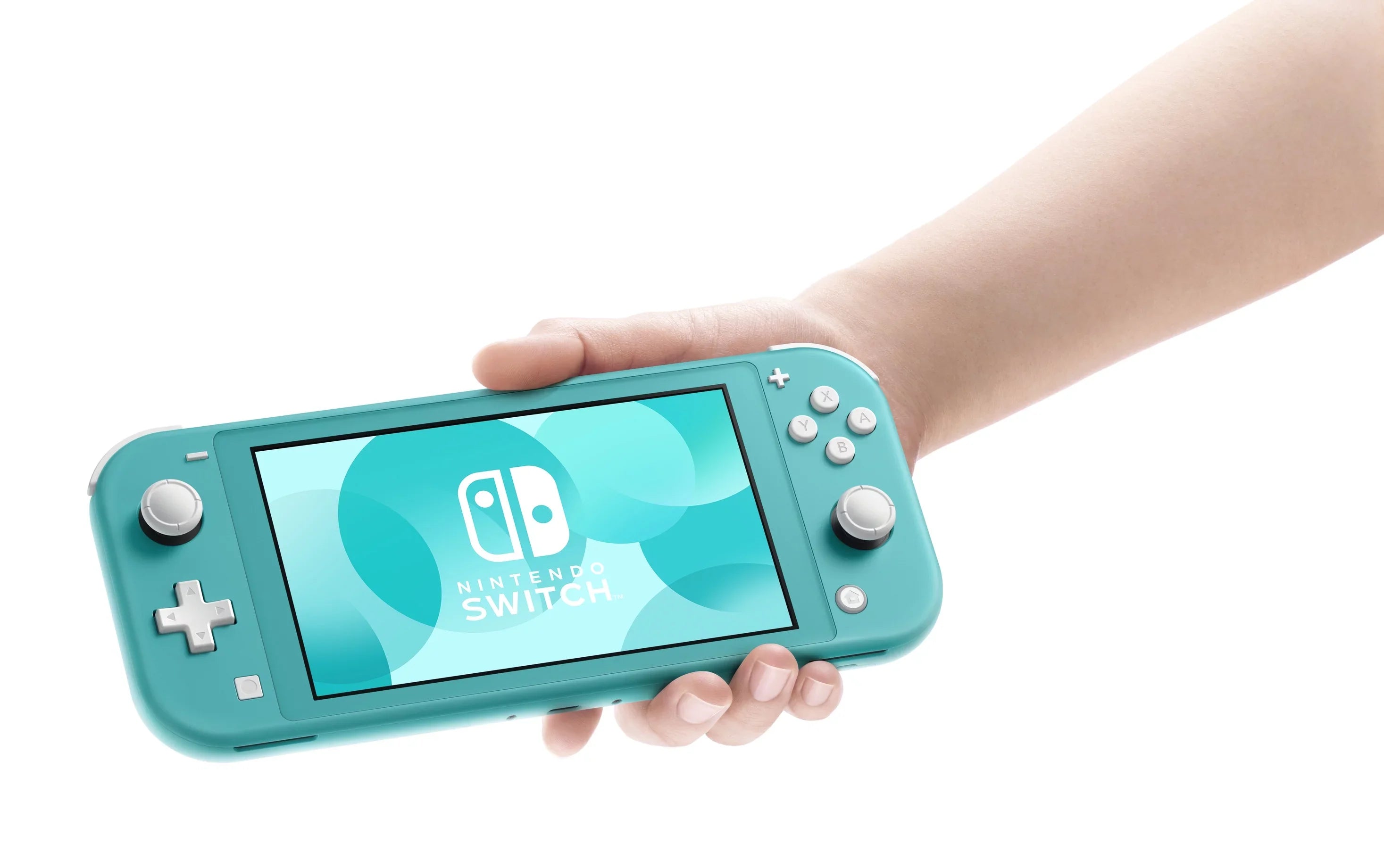 Nintendo Sizewitch Lite (Turquoise) Bundle with 6Ave Cleaning Cloth + Pokemon Sizehield