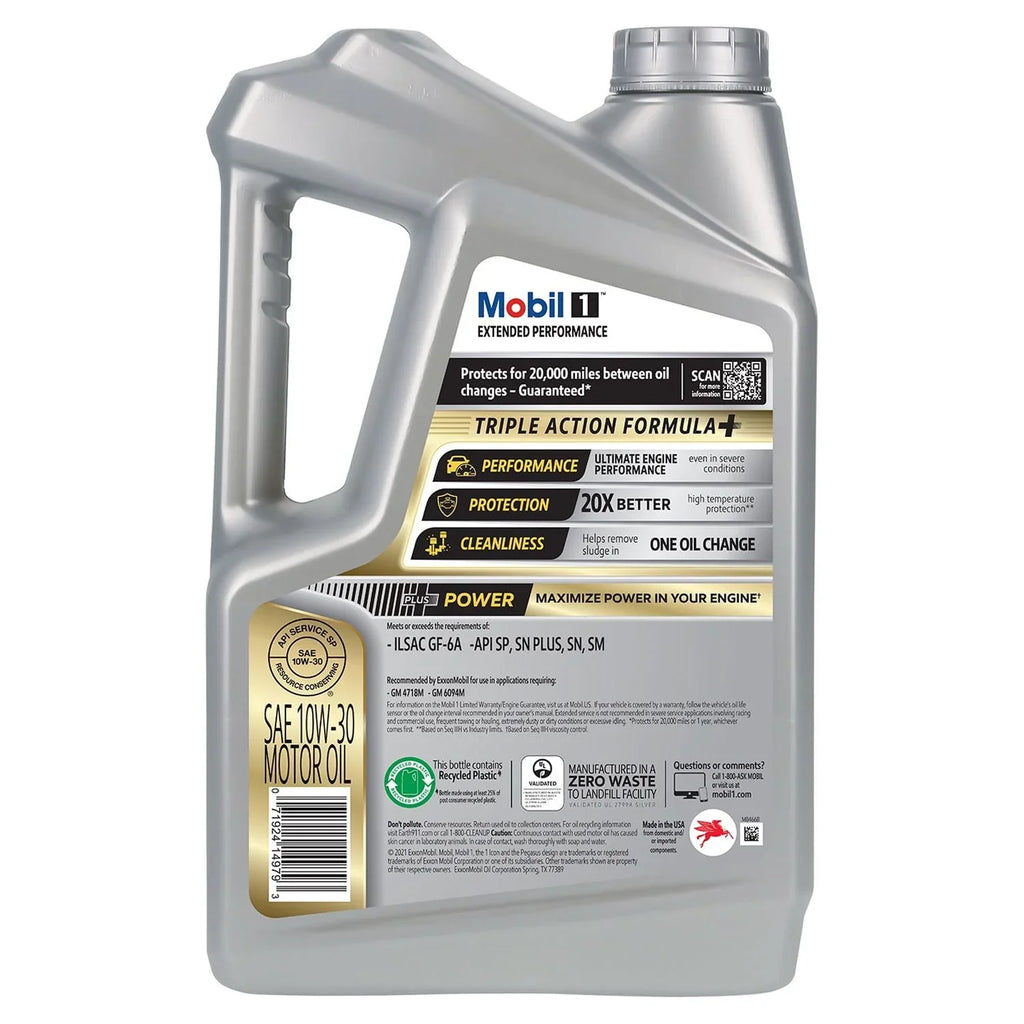 Mobil 1 Extended Performance Full Sizeynthetic Motor Oil 10W-30, 5 qt (3 Pack)