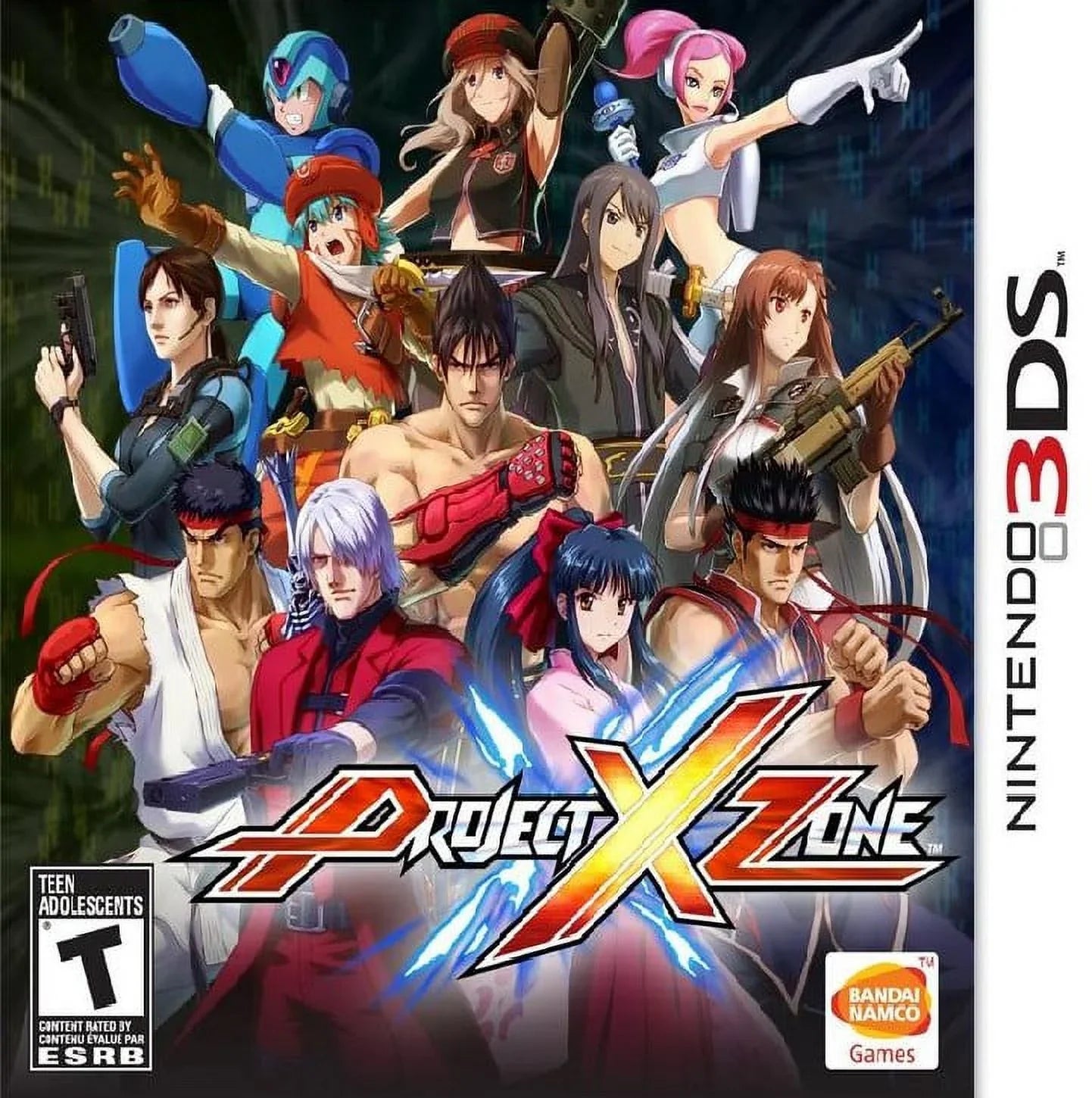 Restored Project X Zone (Nintendo 3DSize, 2013) (Refurbished)