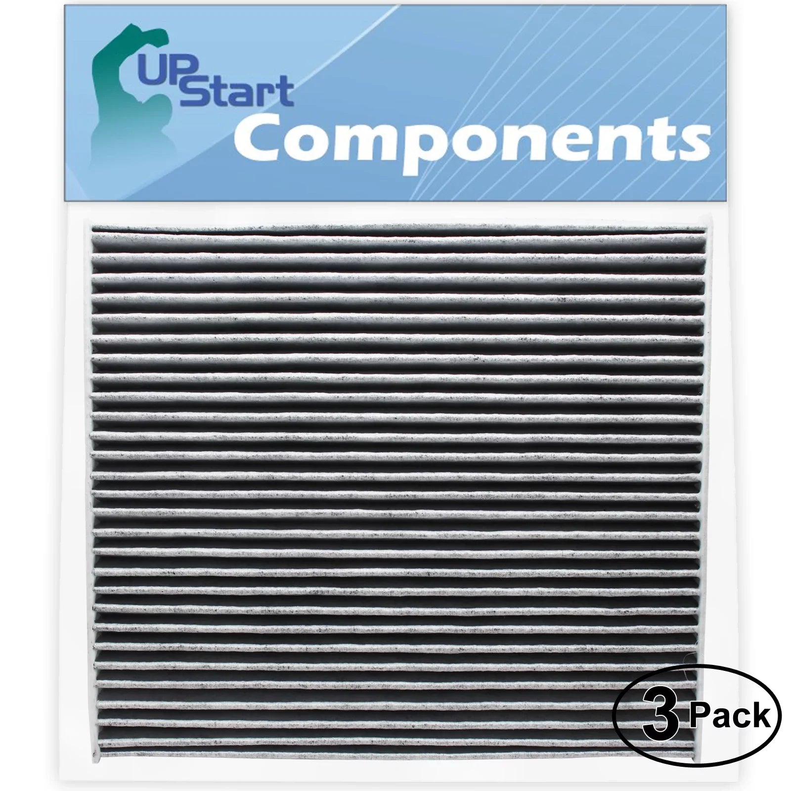 3-Pack Replacement for Cabin Air Filter for KIA 2TF79-AQ000 Car/Automotive - Activated Carbon, ACF-11178