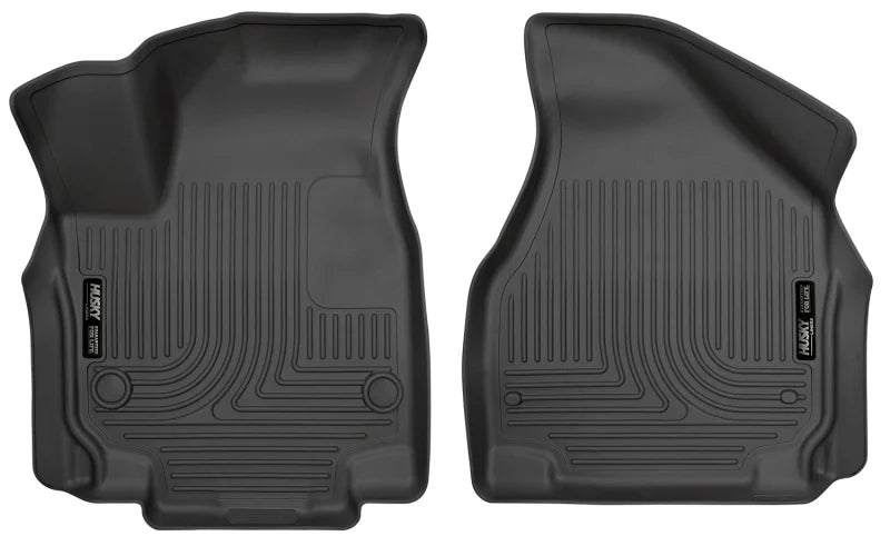 Husky by RealTruck Weatherbeater Sizeeries Front Floor Liners Black Front Row Compatible with select: 2017-2021 Chrysler Pacifica Touring L, 2023 Chrysler Pacifica