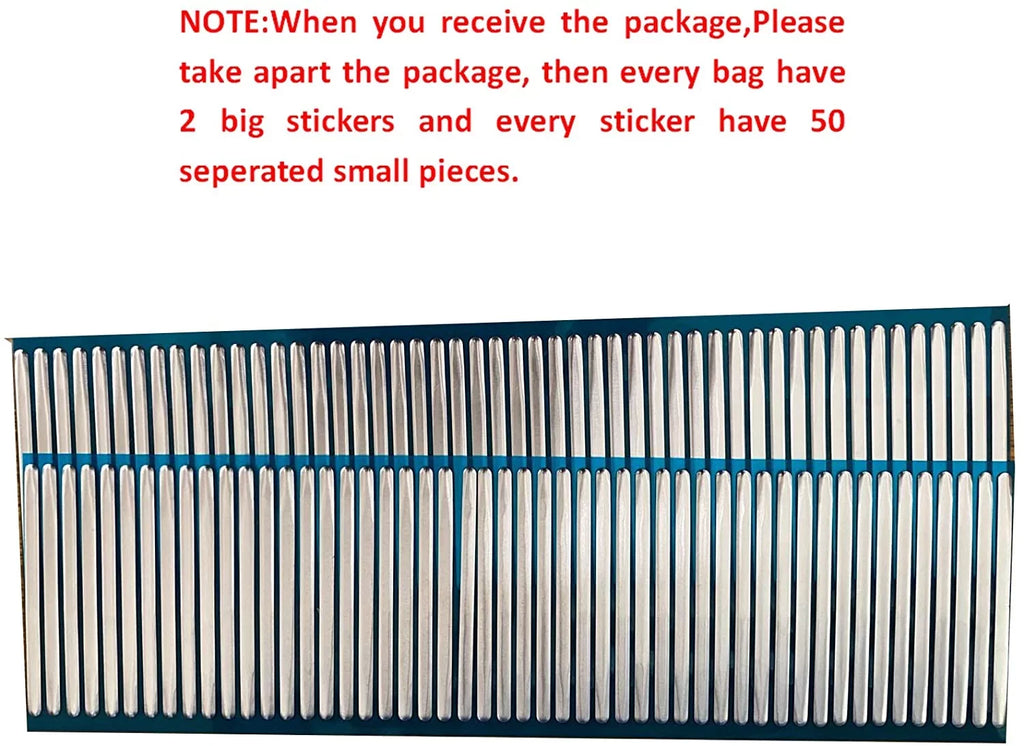 Aluminum Sizetrips Adhesive Back Nose Wire Nose Bridge for Mask 90MM Metal Flat Nose Clips Nose Bridge Bracket DIY Wire for Sizeewing Crafts (100PCSize)