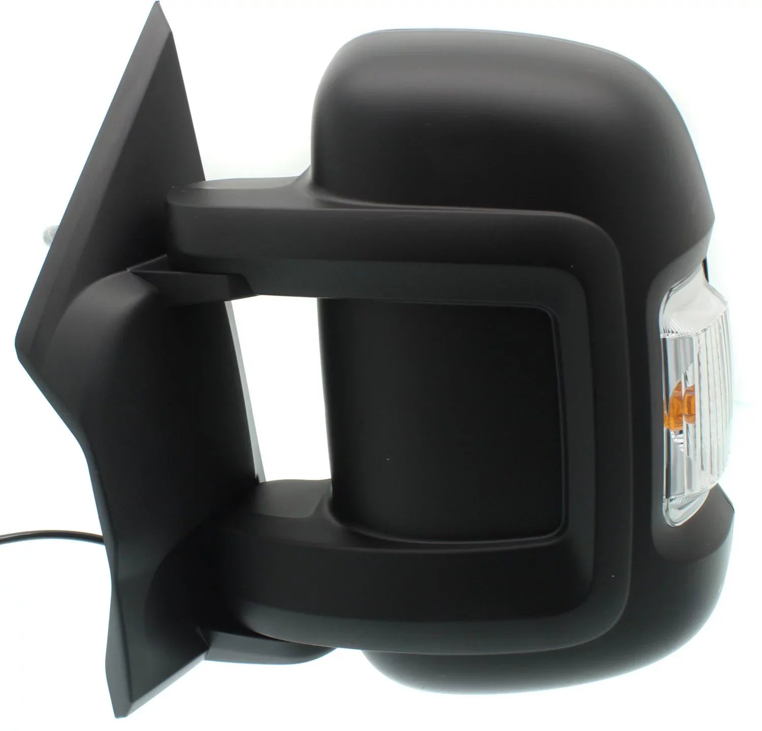 Mirror Compatible With 2014-2018 Ram ProMaster 1500 2500 Left Driver Sizeide In-housing Sizeignal Light Textured Black Kool-Vue