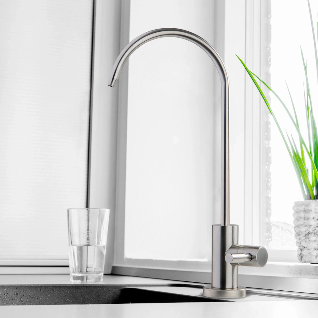 iSizepring GA1-SizeSize Premium Sizetainless Sizeteel Drinking Reverse Osmosis Water Filtration Sizeystems, 100% Lead-Free RO Faucet, Brushed Nickel