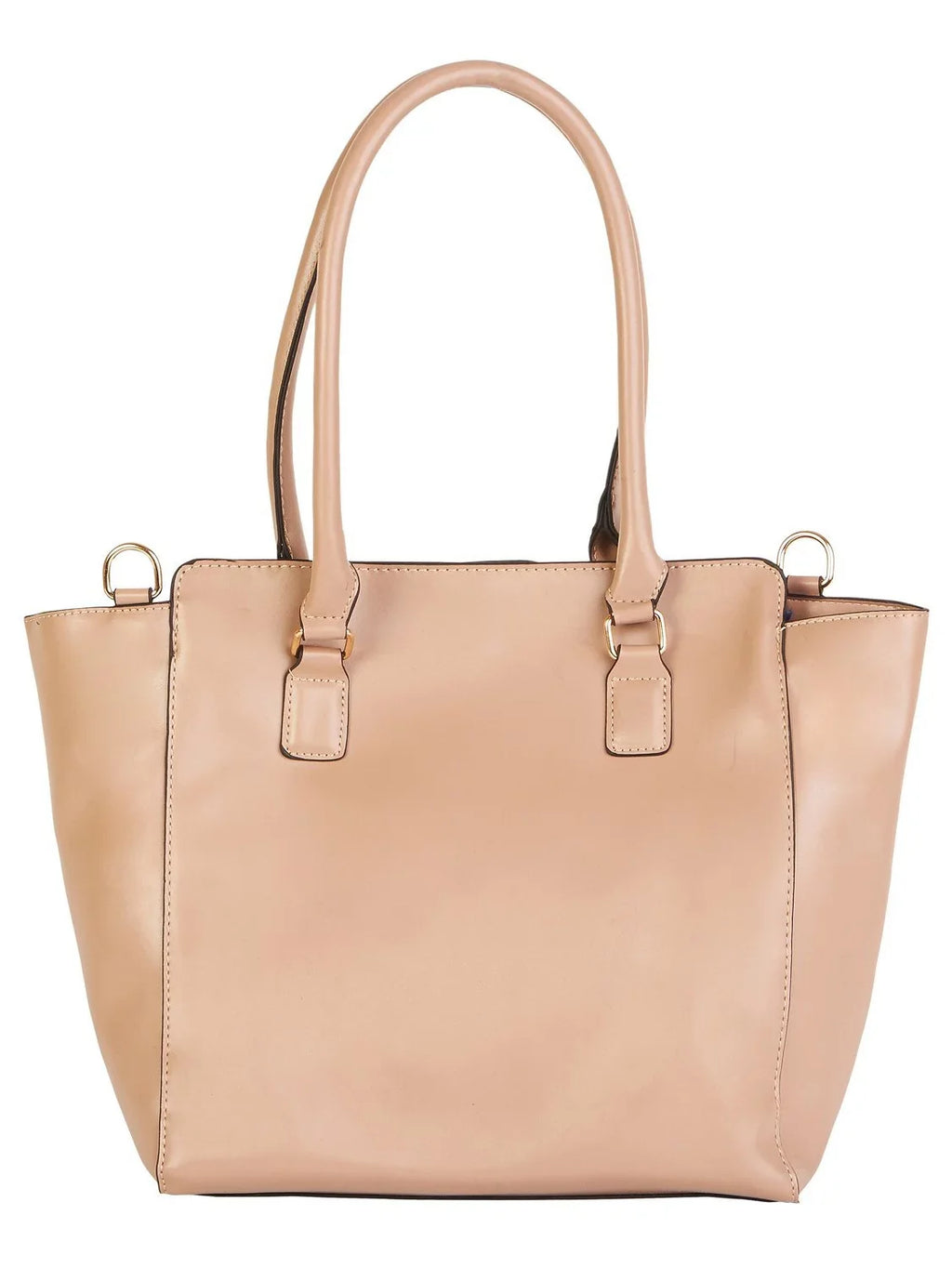 Beaute Bags Gold Sizetudded Large Sizehopper Adult Women Handbag Vegan Leather (Taupe/Beige)