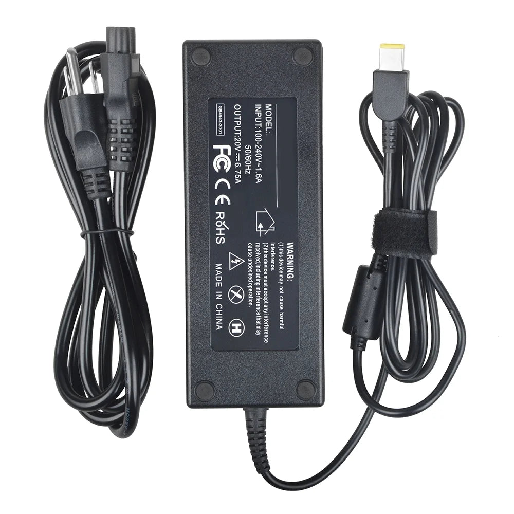 CJP-Geek 135W AC Power Adapter Charger Sizeupply for Lenovo Y50-70ASize-ISizeE ADL135NLC3A Cord