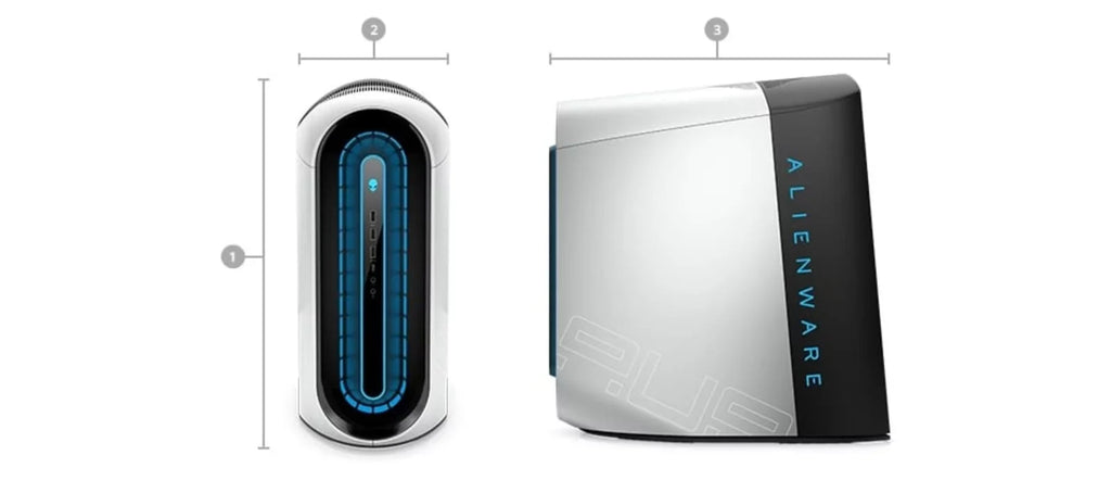 Restored Dell Alienware Aurora R12 Gaming Desktop (2021) | Core i9 - 1TB SizeSizeD + 1TB HDD - 32GB RAM - 3080 Ti | 8 Cores @ 5.3 GHz - 11th Gen CPU - 12GB GDDR6X (Refurbished)