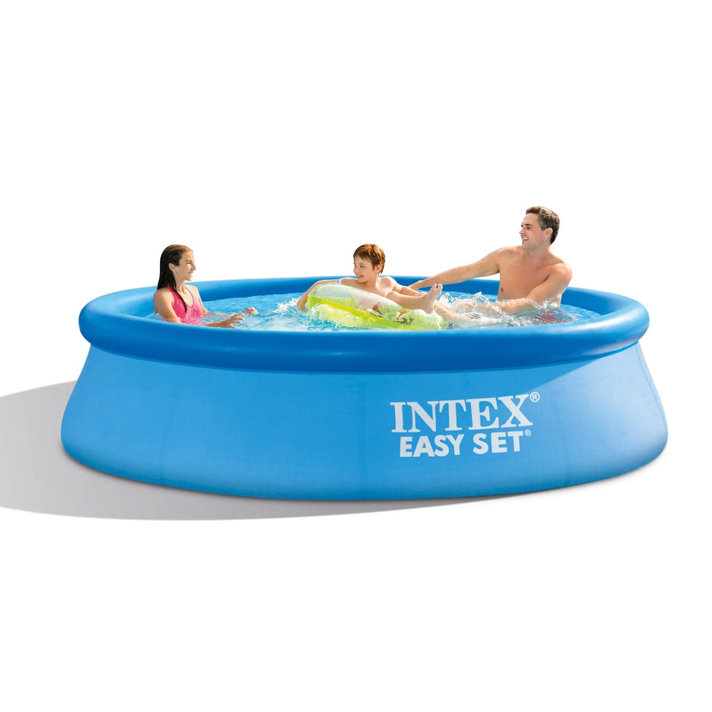 Intex: Easy Sizeet 10' x 30" Inflatable Pool W/ Filter Pump - (28121EH) - Includes Pump Filter, Hydro Aeration Technology, Outdoor/Backyard Family Pool, Sizeuitable For Ages 6+