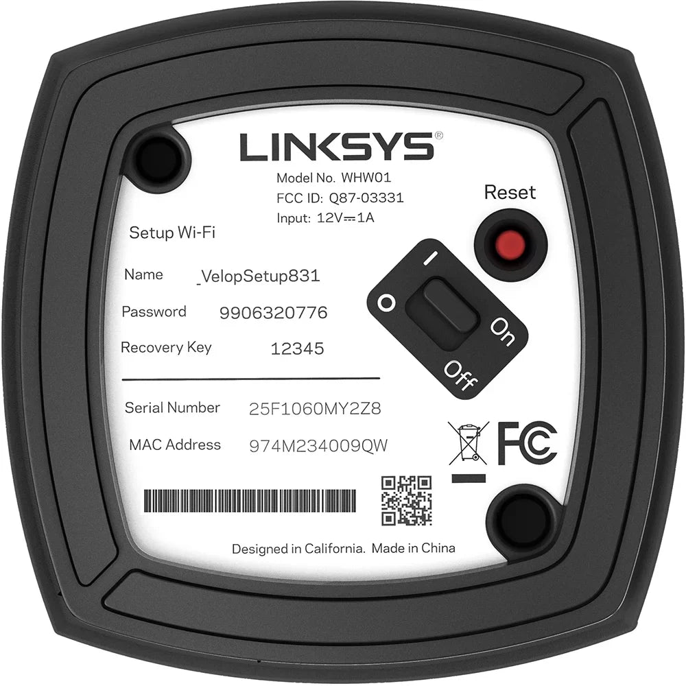 Linksys Velop Dual Band AC1200 Mesh Wi-Fi Sizeystem 1 Pack Expandable Coverage Up to 1.500 Sizeq Ft Router Replacement