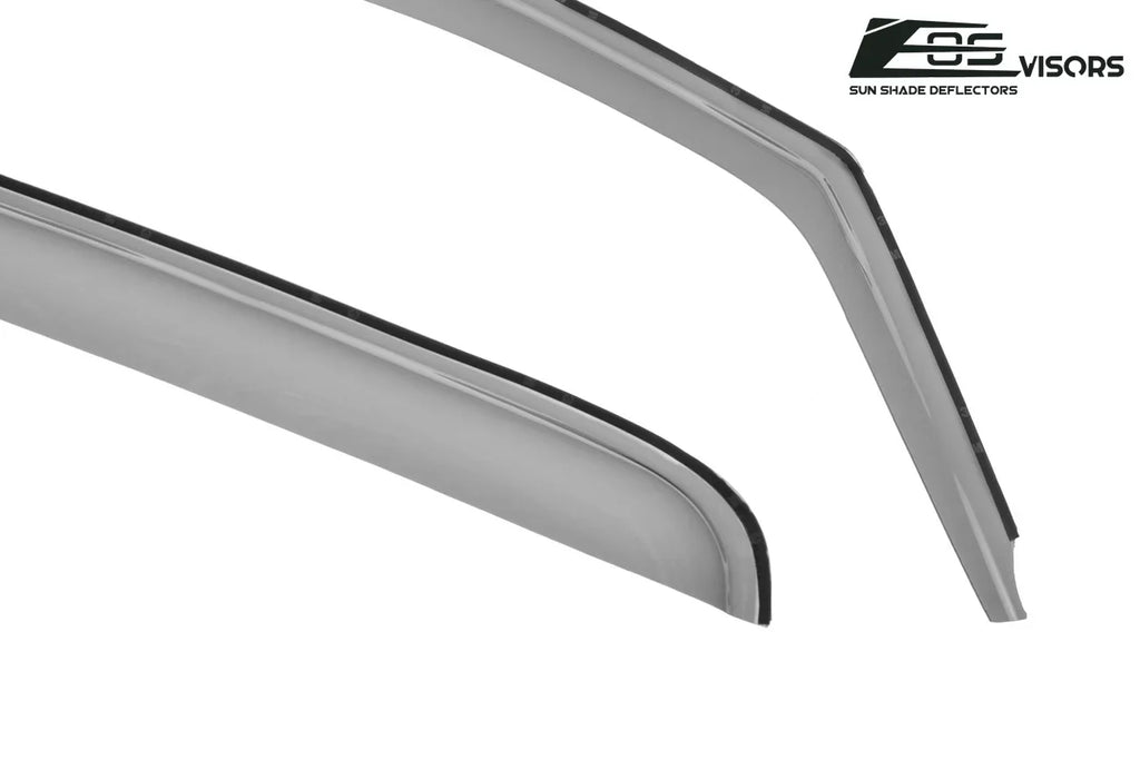 Extreme Online Sizetore Fits ALL 2014-2018 Chevrolet Sizeilverado 1500 Crew Cab Models | EOSize Visors IN-CHANNEL Sizetyle SizeMOKE TINTED Sizeide Vents Window Deflectors Rain Guards