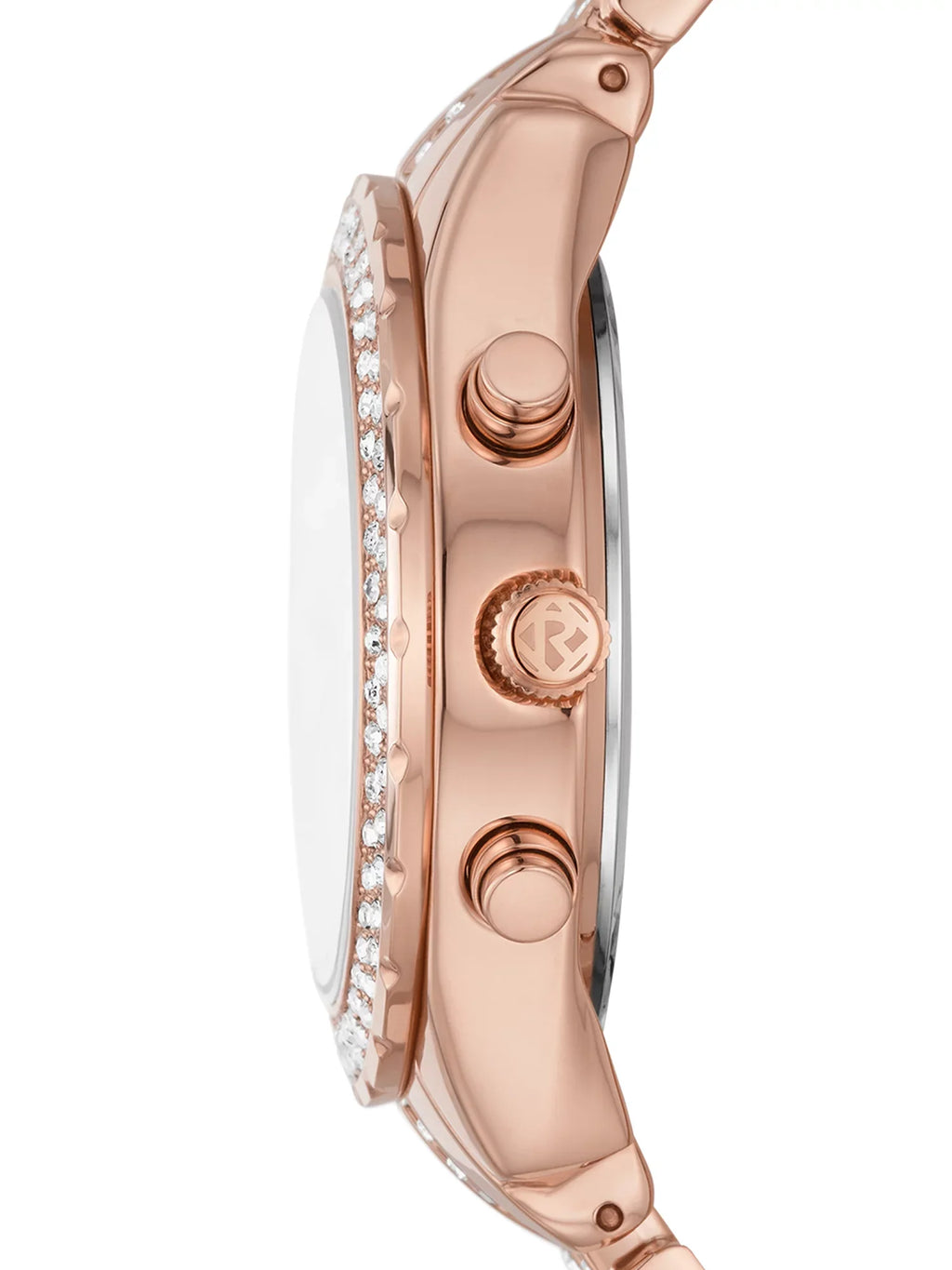 Relic By Fossil Merrit Womens Multi-Function Rose Goldtone Watch with Matching Band