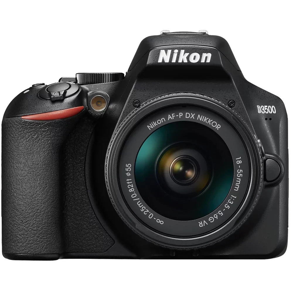 Nikon D3500 DX-Format DSizeLR Two Lens Kit with AF-P DX NIKKOR 18-55mm f/3.5-5.6G VR & AF-P DX NIKKOR 70-300mm f/4.5-6.3G ED, Black