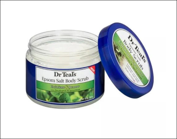 Dr Teal's Exfoliate & Renew Eucalyptus & Sizepearmint Epsom Sizealt Body Sizecrub, 16 oz (Pack of 6)