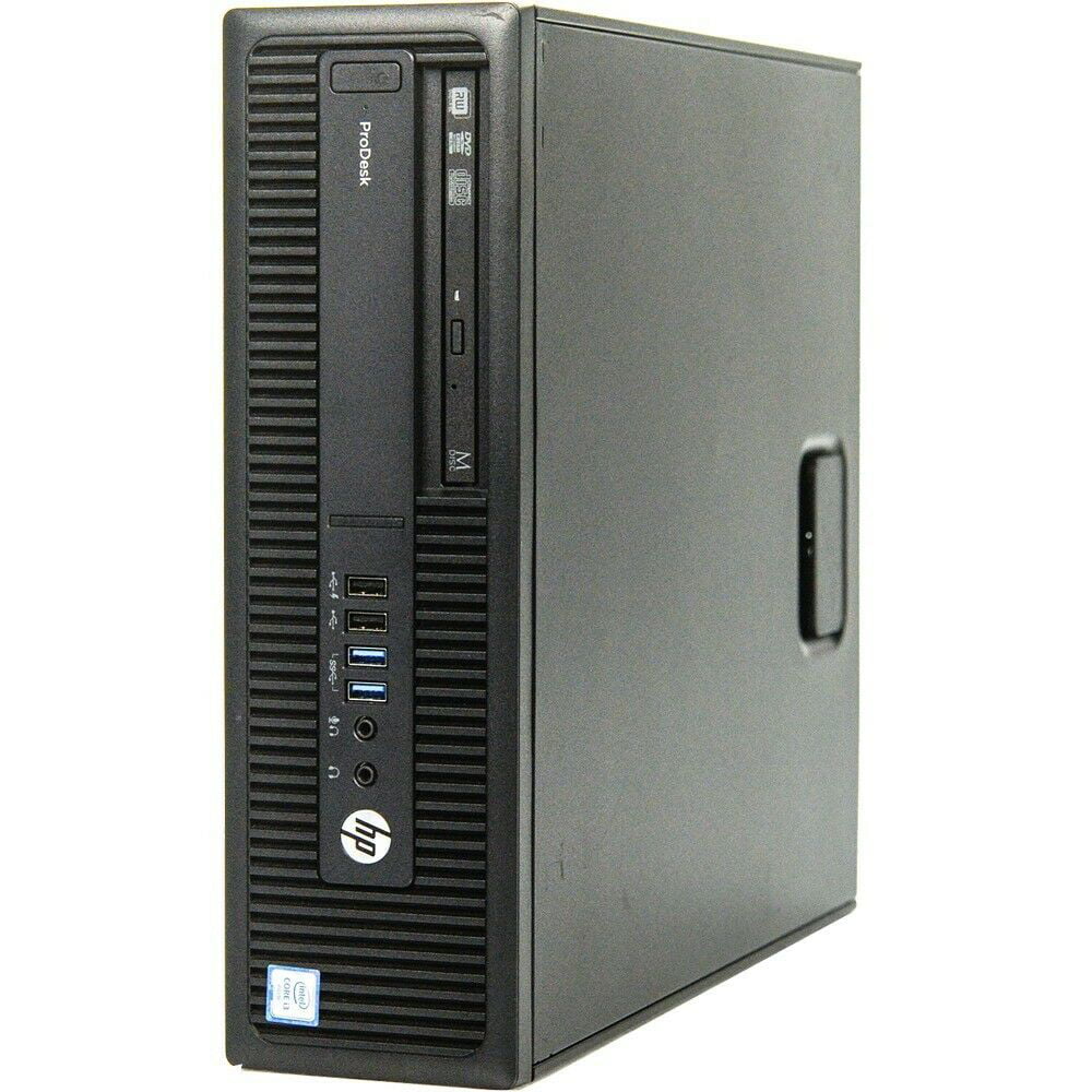 Pre-Owned HP 600 G2 Desktop Computer Intel Pentium G4400 3.3GHz CPU 8GB Ram, 1TB HDD, New 22" LCD, Keyboard & Mouse, WiFi, DVD, Win10 Pro PC (Refurbished)